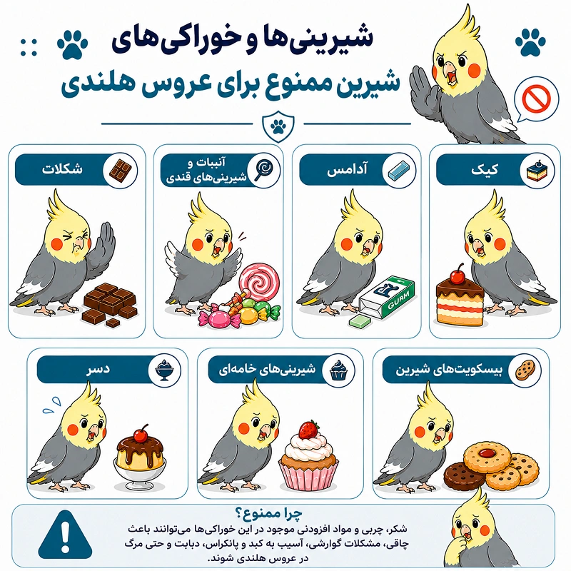 شیرینی‌ها و خوراکی‌های شیرین ممنوع برای عروس هلندی